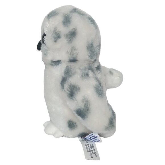 Aurora White Snow Owl Plush Stuffed Animal 7 Inch - Picture 4 of 6